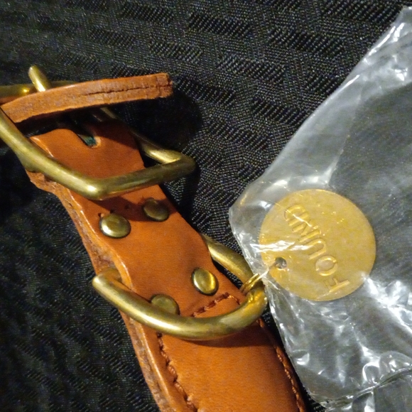 Rainbow Rope and leather dog collar - Picture 5 of 7